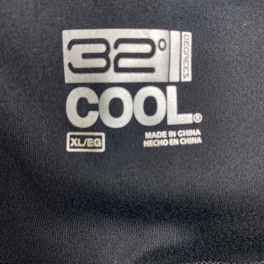 32 Degrees Cool Womenʻs Pull On Black Leggings with Side Pockets XL - Picture 2 of 7